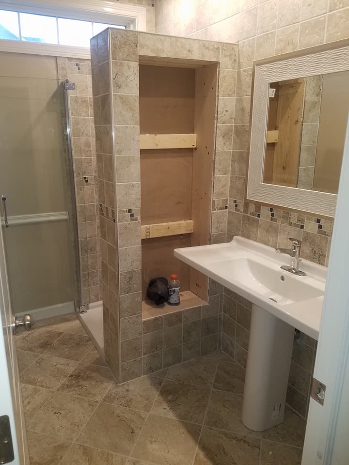 Bathroom renovation